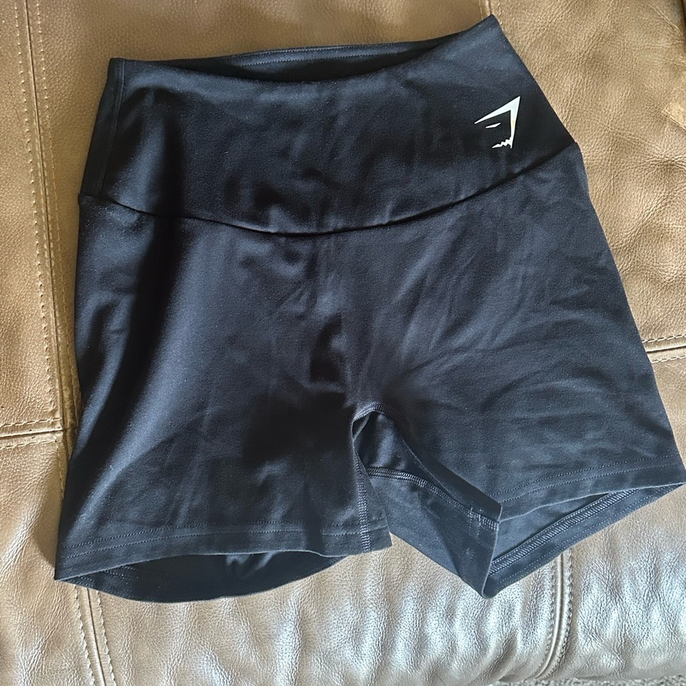 Gymshark Black Athletic Shorts Lightweight Moisture-Wicking